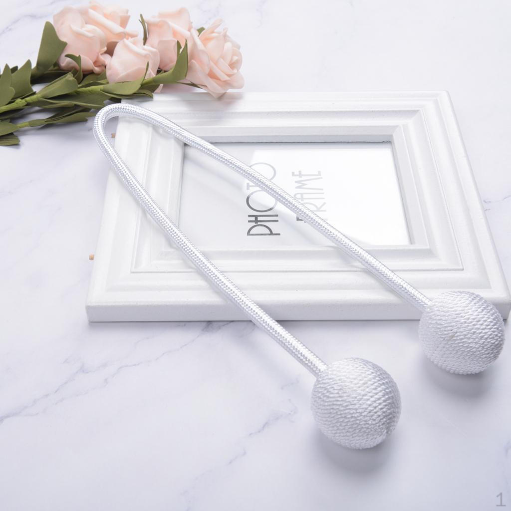 

Подхваты для оконных штор/держатель пряжек для драпировки без установки — белый