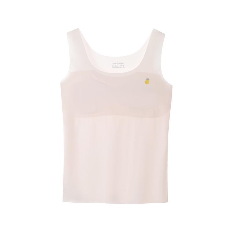 Girls' Anti-Nipple Show Vest: Long Wide-Strap Training Bra for Junior and Senior High School Students