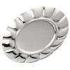 Stainless Steel Round Dinner Plate Dish Food Fruit Snacks Tray Tableware Kitchen Accessory7in