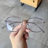 New Stylish Women Eyeglass Frames Square Shape Anti Blue Light Glasses For Women  Material Glasses