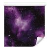 Watercolor Galaxy Wallpaper Plum and Black for Living Room and Bedroom 50x1000