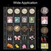 10PCS Sheet Coin Wallets  Holders Storage Collection Pages Clear Coin Collection Booklet Loose Leaf Storage Box