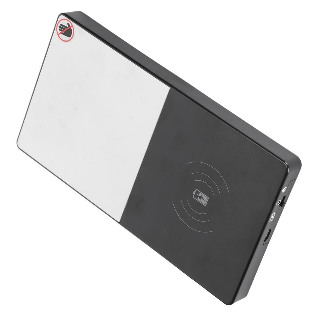 Cup Warmer Wireless Charger Station Black USB Heating Coaster Multifunctional Pad