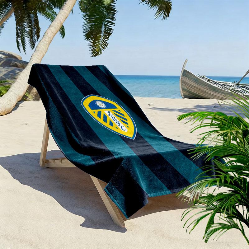 Leeds Poster Strandtuch, Großes Weiches Schnelltrocknendes Handtuch für Strand Camping Schwimmen