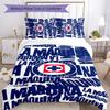 Cruz Azul Themed 3pcs Bedding Set Duvet Cover Closure Includes 1 Duvet Cover & 2 Pillowcases for All Seasons Bedroom Home Dorm Decor