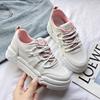 Popular Hong Kong style platform white shoes women's spring and autumn senior sense 2025 new niche versatile casual sports shoes