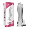 Transparent Crystal Condom Penis Sleeve Male Enlargement Time Delay Spike Clit Reusable Condoms Sex Toy for Couple