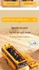 Jumbo Inertial School Bus Toy with Lights and Music - Early Educational Vehicle for Kids