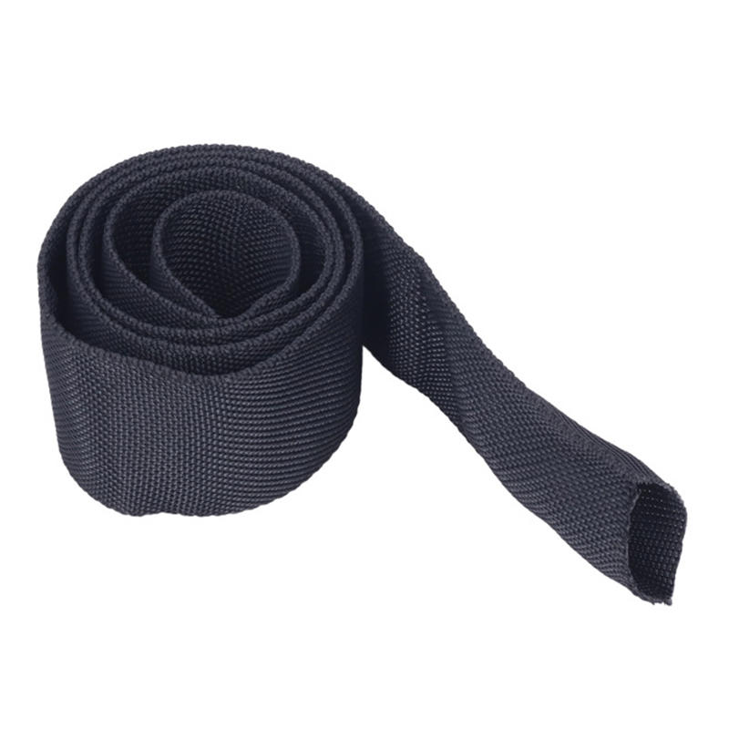 Polyester Vinsjtau Beskyttelseshylse Svart Universell Kabel Line Vinsjtau Beskytter Vinsjstropp Hylse