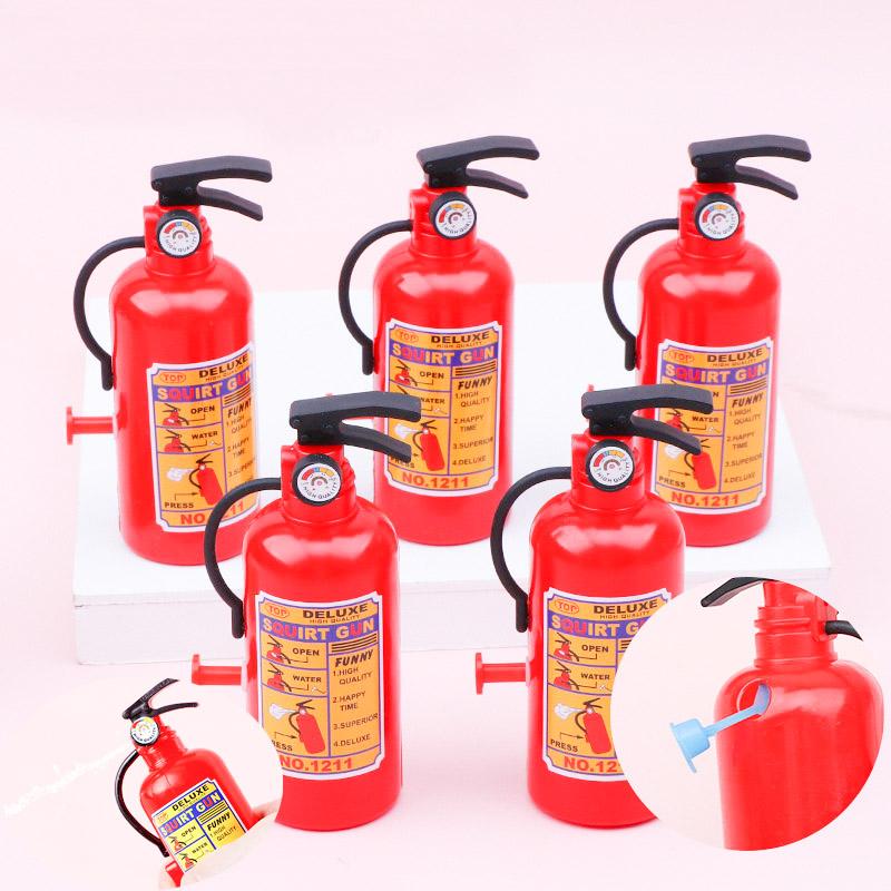 10Pcs Mini Extinguisher Shape Water Guns Outdoor Summer Beach Toys for Kids Birthday Party Favors Pinata Fillers Treat Bag