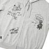 Intercrew Kitsch Hooded Zip-Up Cardigan M Grey Itz3Dh01Amg
