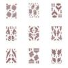 Lace Fake Tattoo Temporary Tattoo Legs Arm Red Henna Tattoo Decals  Women/Lady
