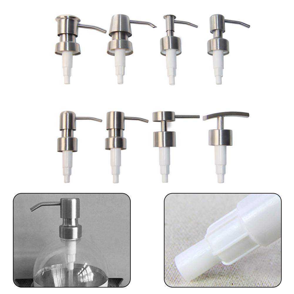 Lotion Bottle Dispenser Soap Dispenser Press Head 304 Stainless Steel For Shampoo Shower Gel 88x62mm Bathroom Accessories
