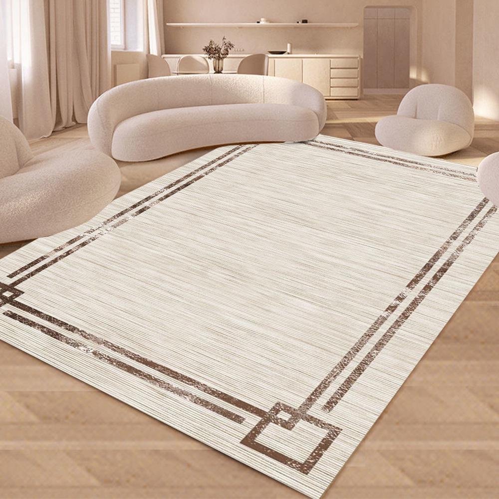Luxury Pattern Area Rug Anti Slip Machine Washable Carpet Bedroom Living Room Bathroom Dormitories Floor Mat
