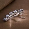 Korean-style Crystal Hairpin with Pearl Spring Clip Hair Accessory Headpiece