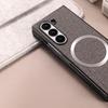 For Samsung Galaxy Z Fold6 5G Case Drop-Proof PC+Cloth Back Phone Cover Magnetic Case