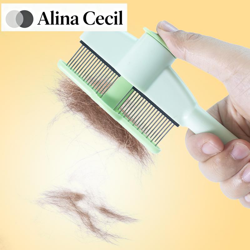 Katzenpflege Massagebürste Tierkamm Professioneller offener Knoten Tierhaarentfernungsbürste Robuster Kätzchenkamm Tierzubehör