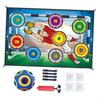 Fußball Ball Spielmatte Set Sport Spielzeug Zubehör Ziel Werfen Party für Strand