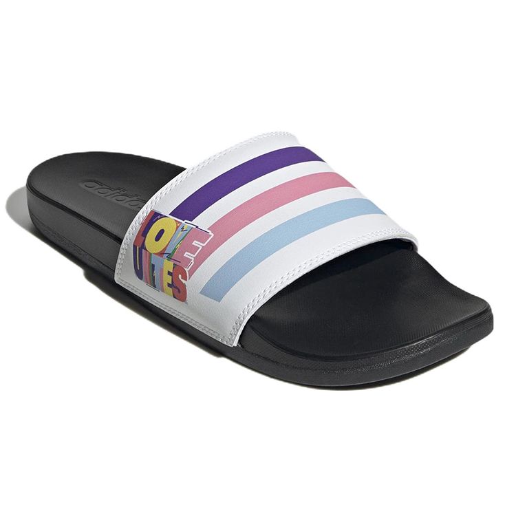 adidas Adilette Comfort Sandalen Cloud White Semi Turbo Pulse Amber Unisex Sneaker GZ4690