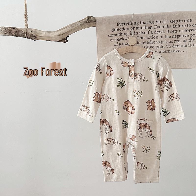 

XG 2025 Spring Baby Romper: Pure Cotton A-Class Baby Jumpsuit 80cm