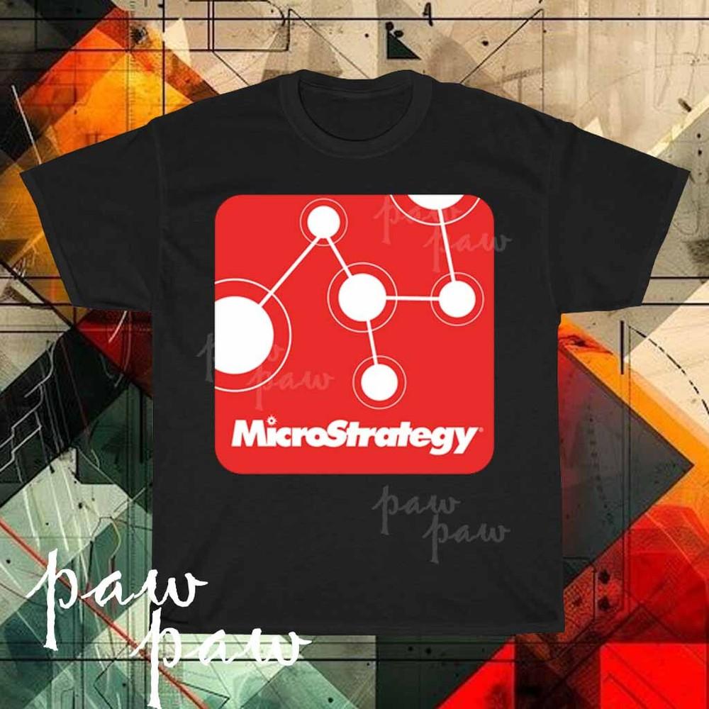 

New MICROSTRATEGY SOFTWARE BUSINESS LOGO Men s T-shirt funny size S to 5XL M