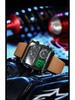 Binbang Fashion Men's Domineering Quartz Watch with Large Square Dial and Triple Display
