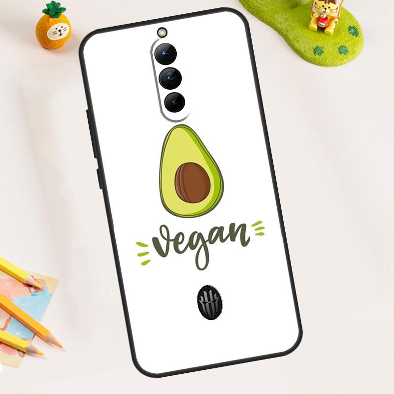 LOVE VEGGIE Vegetarian VEGAN Case For ZTE Nubia RedMagic 11 Pro 10 9 8 9S 8S 10S Pro Plus 5G 5S 6S 7S 6 7 Pro 11 Air Cover