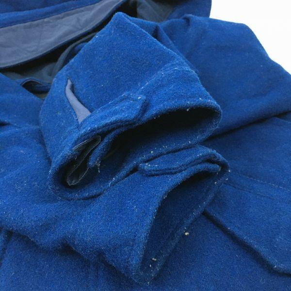 Męski wełniany bluzon United Arrows M Niebieski Płaszcz wierzchni Krótki Green Label Relaxing(UŻYWANY)