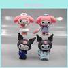 Diy Cream Phone Case Doll Crafting Materials 4pcs Kuromi My Melody Figures For Decorating