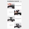 360 Degree Rotatable Bike Phone Holder Comfortable Viewing Angles Phone Stand for Smooth Cycling Experiences