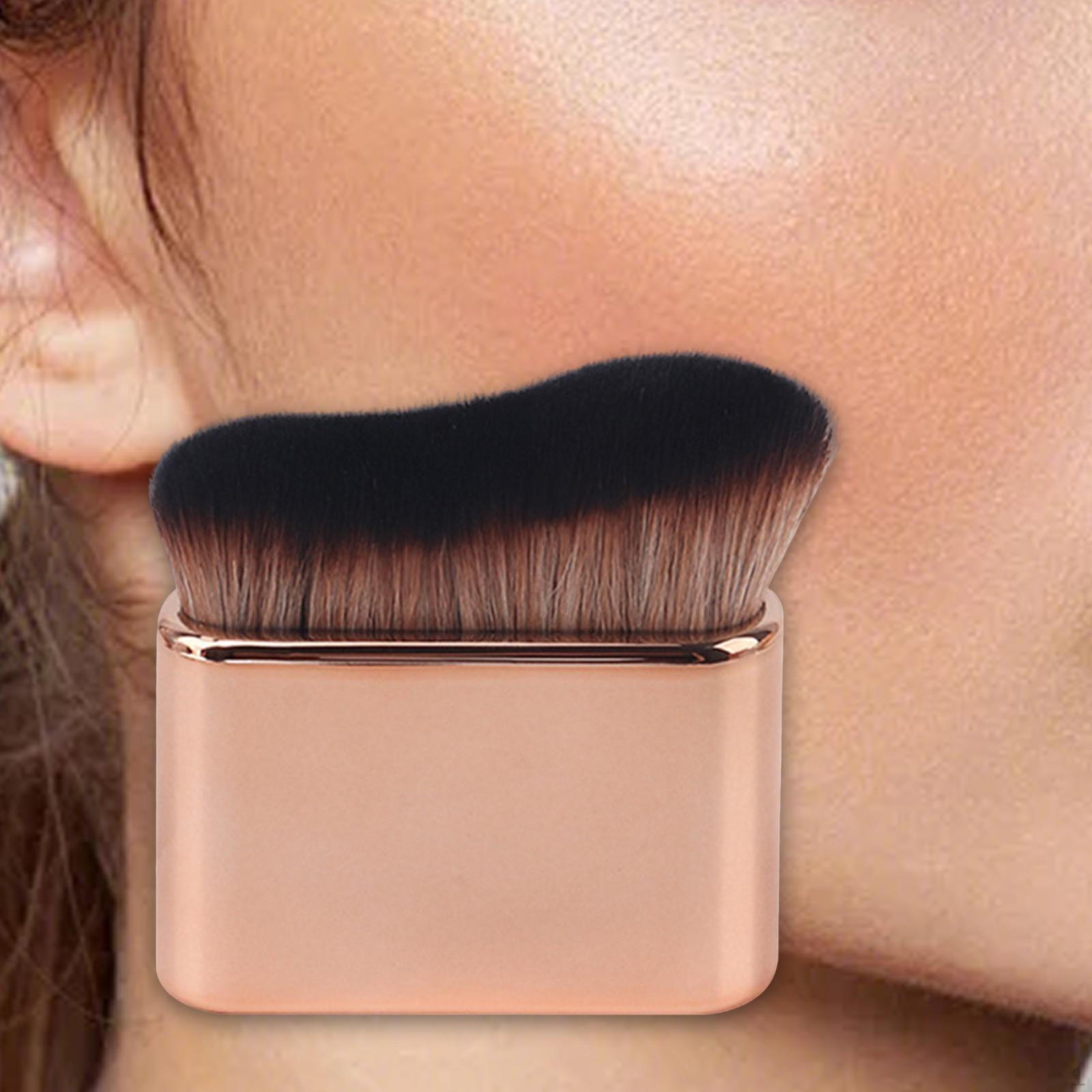 

Кисть для тона лица Мягкая щетина Волнообразная форма Растушевка для жидких средств Rose Gold