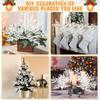 10Pcs White Artificial Berry Bouquet Christmas Decoration Xmas Tree Ornament for Home Room Decor New Year 2026 Gifts Accessories