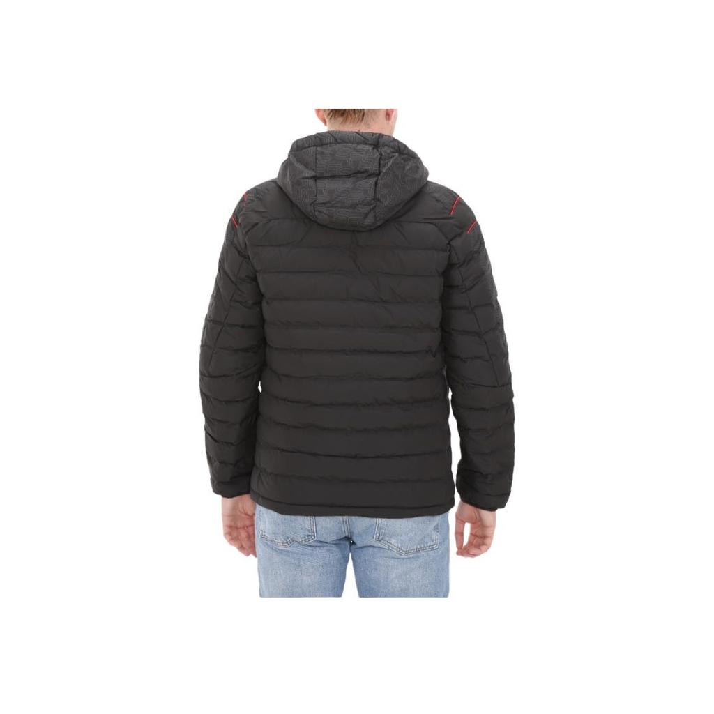 Puma X Ferrari Racing Collaboration Ferrari Race MT7 Ecolite Gepolsterte Jacke Unifarben Kapuze Langarm Slim Fit Reißverschlussjacke Herrenjacken 620934-01