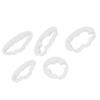 10pcs Raised Cutter Walls Cookie Cutter Set PP Fondant Cutter Cloud Cookie Cutter  Cookie Baking