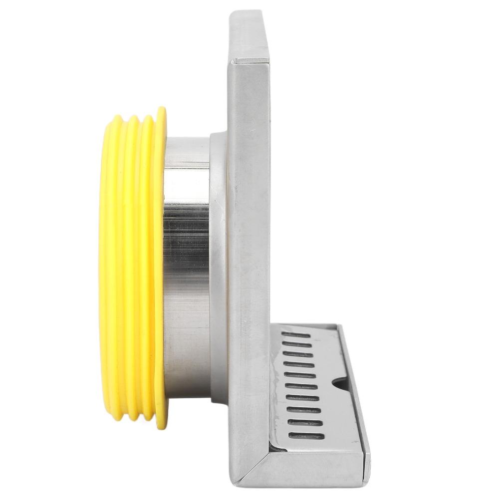 Right Angle Design Corner Floor Drain L-Shaped Side Floor Drain Durable Side Drain  Commercial Use