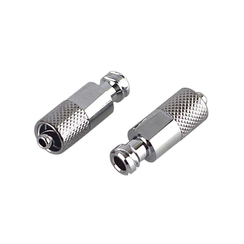 1 Stück Pneumatischer Edelstahl Luer-Lock Verlängerungsadapter Metallgewinde Spritzenverbinder Stecker auf Buchse Luer-Lock Anschluss