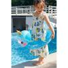 Cartoon Elephant Inflatable Swimming Ring For Children Thickened Pvc Swim Ring With Sponge Bottom