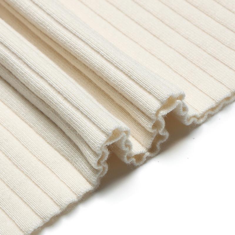 Fila Fashionable Minimalist Design Casual Warm Fitted Knit Sweater Women Sweater White F11W542401FIV