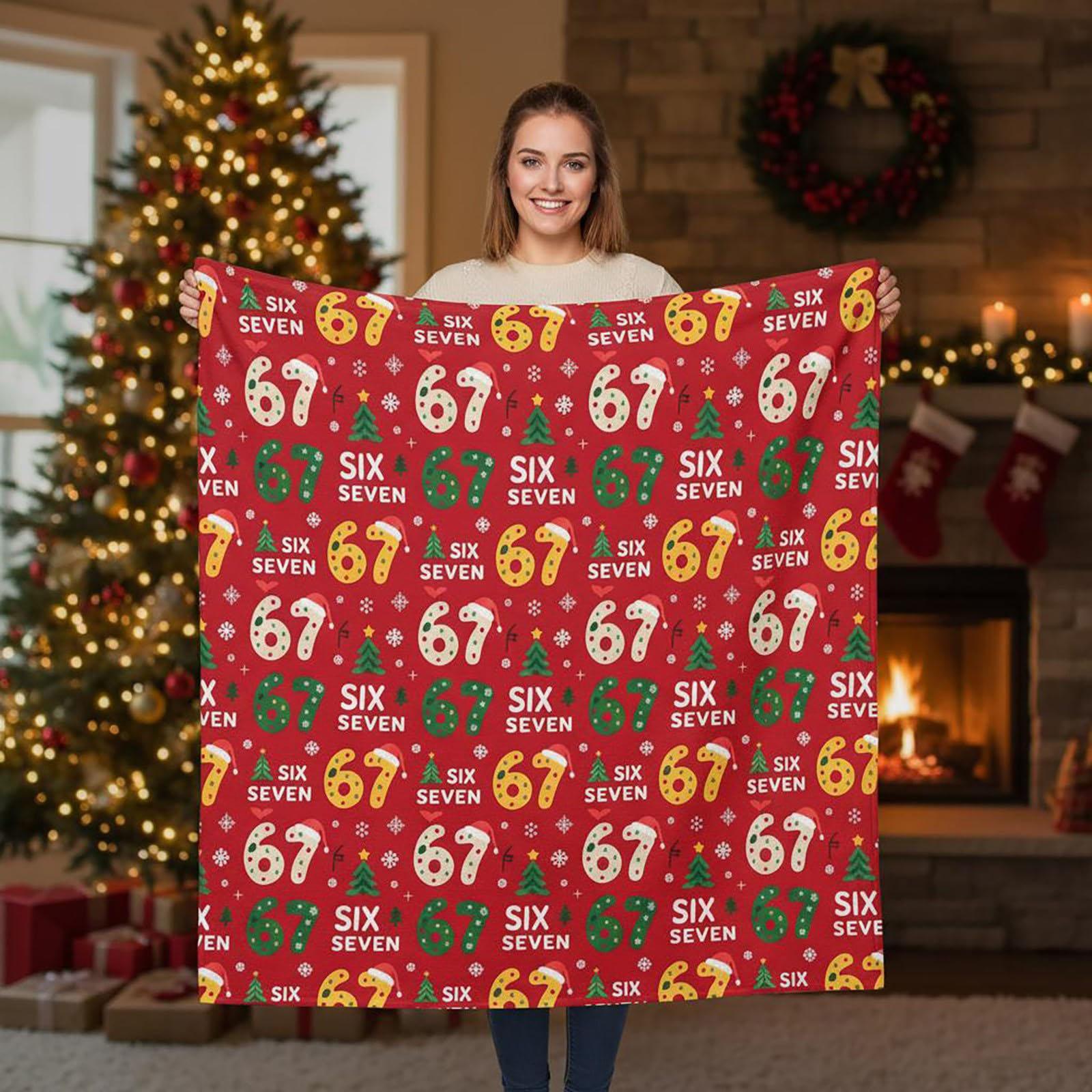 

Flannel Blankets, Christmas-themed Personalized Blankets, Digitally Printed Blankets One Size