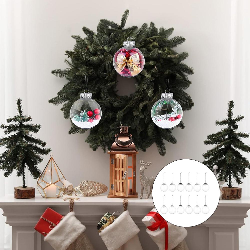 Clear Acrylic Balls for Christmas Tree Wedding Party Decorative Use