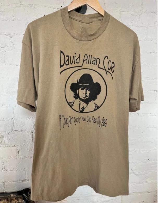 NEW David Allan Coe Sand Cotton Unisex S-5XL Shirt XL