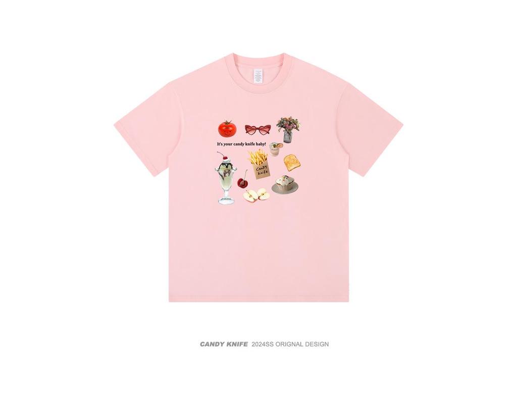 Unisex Fun Print Casual Crew Neck T-Shirt - Age-Reducing, Slimming & Versatile