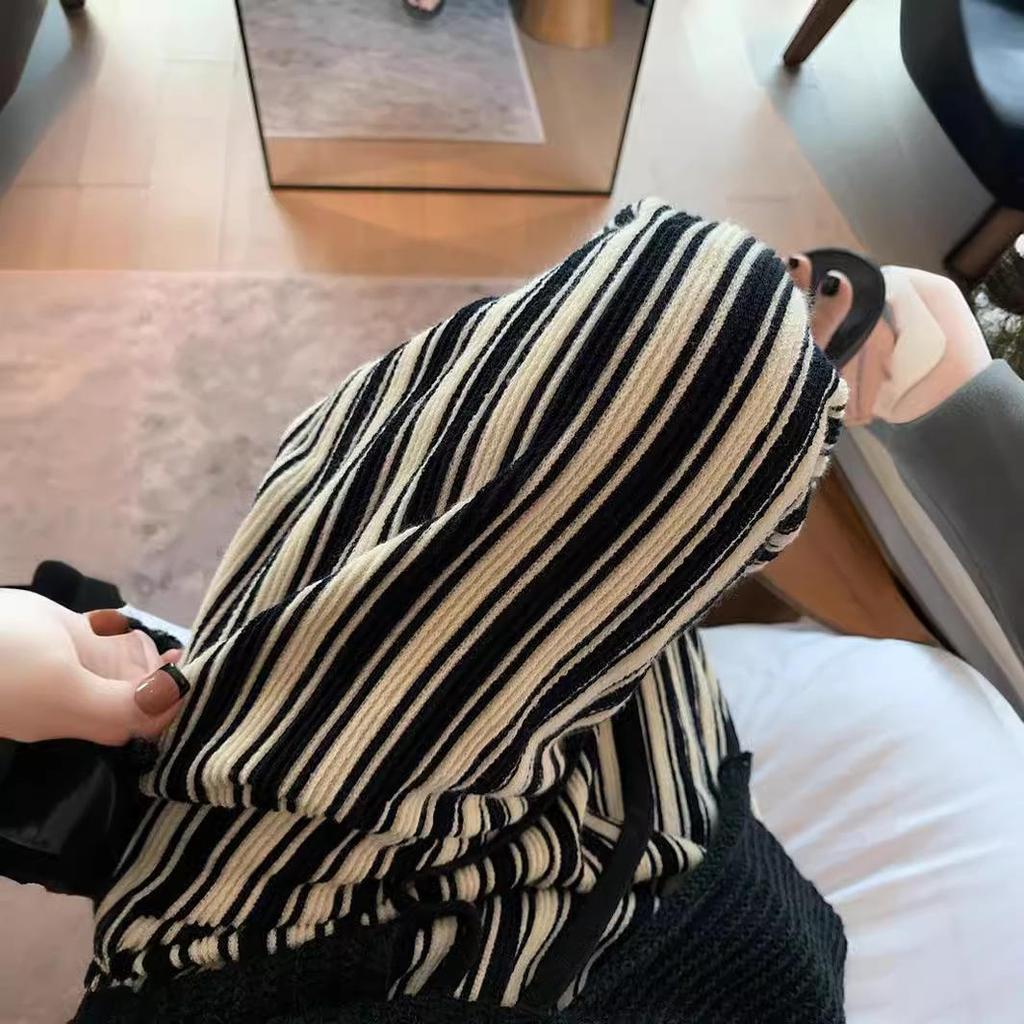 Plus Size Women's Vertical Stripe High Waist Slimming Casual Floor-Length Summer Pants