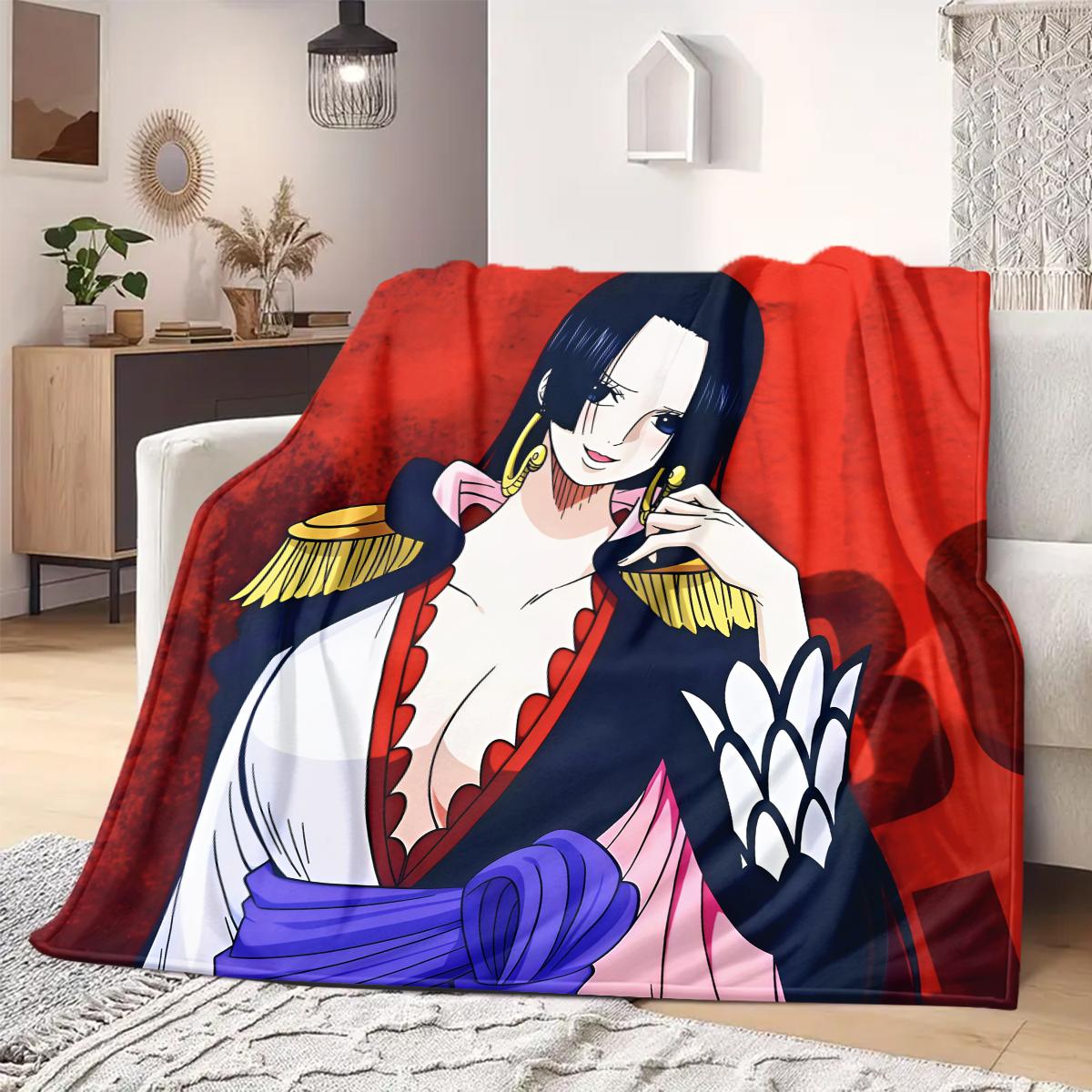 

Nico Robin Print Blanket Warm Comfortable Flannel Blanket Suitable for Bedrooms,Sofas, Beds,Chairs,Travel -QIAO65 75x90cm