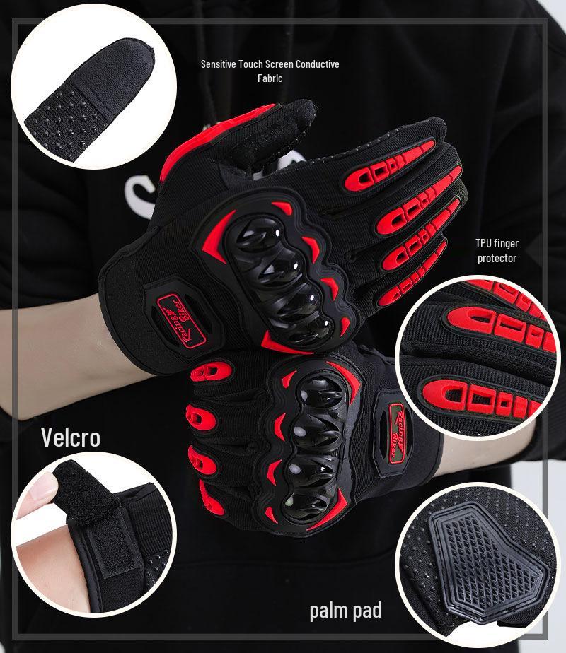 Unisex Summer Cycling & Motorcycle Half-Finger Breathable Gloves with Touchscreen Compatibility
