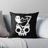 Black Fear Skeleton Decorative Home Pillow Case Cushion Covers Autumn   Living Room Sofa Bed Halloween Pumpkin