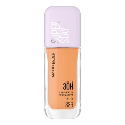 New York Super Stay Lumi Matte Liquid Foundation 326, 30H Long Lasting, Transfer Proof, Lightweight Buildable Coverage, 35ml