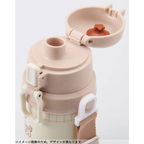 Reach Will Stainless Steel Kids' Thermos, 600ml, Penguin and Dolphin Design, RYI-KS60BL