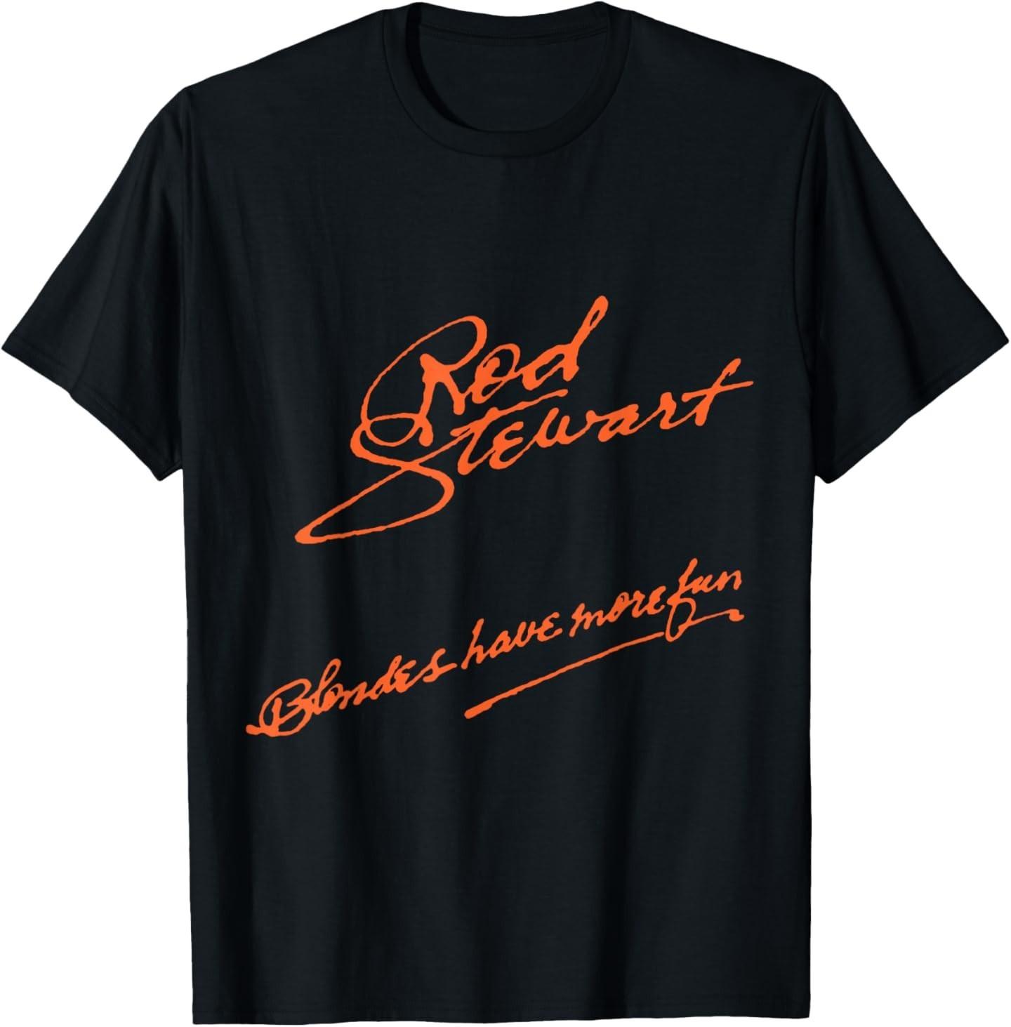 Rod Stewart Blondes T-Shirt Mens Womens Tees Top 2XL