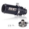 YIOFIDY Motorcycle Silencer Slip-on Muffler Stainless Steel Universal Band Included